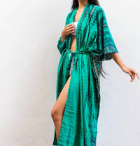 Bali Harvest - Tie Dye Kimono Cover Up