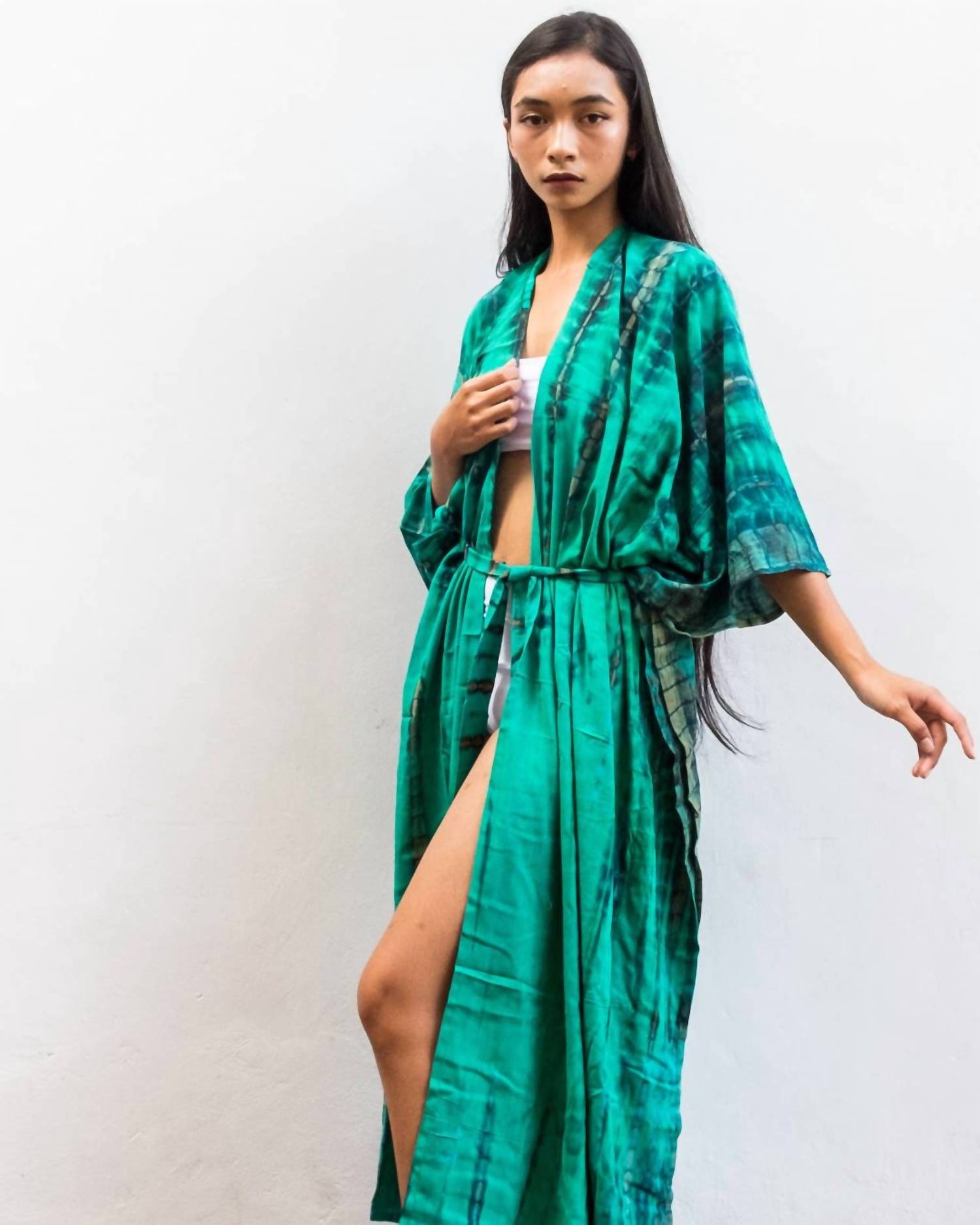 Bali Harvest - Tie Dye Kimono Cover Up