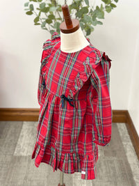 Rufflebutts - Girl's Plaid Ruffle Dress