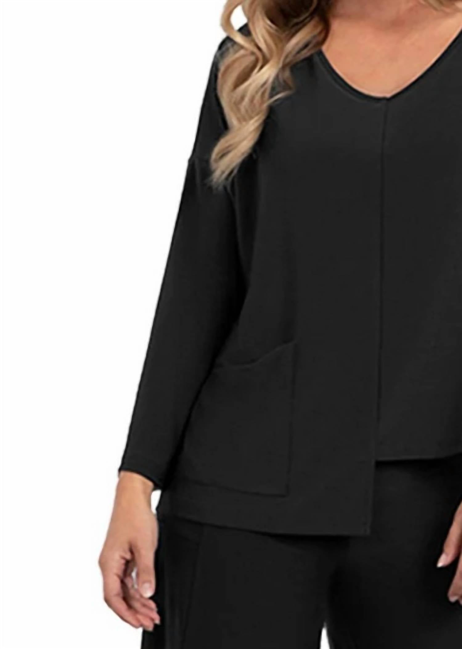 Sympli - Etch V-neck Top