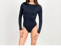 Rd Style - Boatneck Long Sleeve Bodysuit