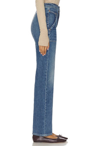 Mother - Riveting Rambler Zip Sneak High-waisted Jeans