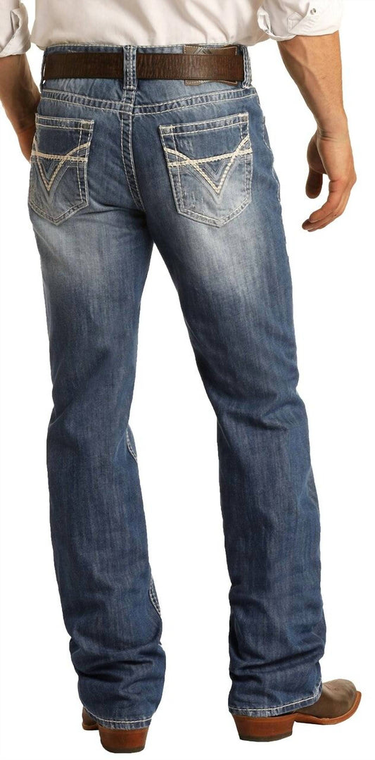Rock & Roll Denim - Cowboy Double Barrel Relaxed Fit Boot Jeans