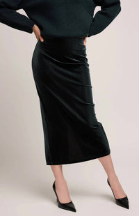Gentle Fawn - Dahlia Velvet Column Skirt