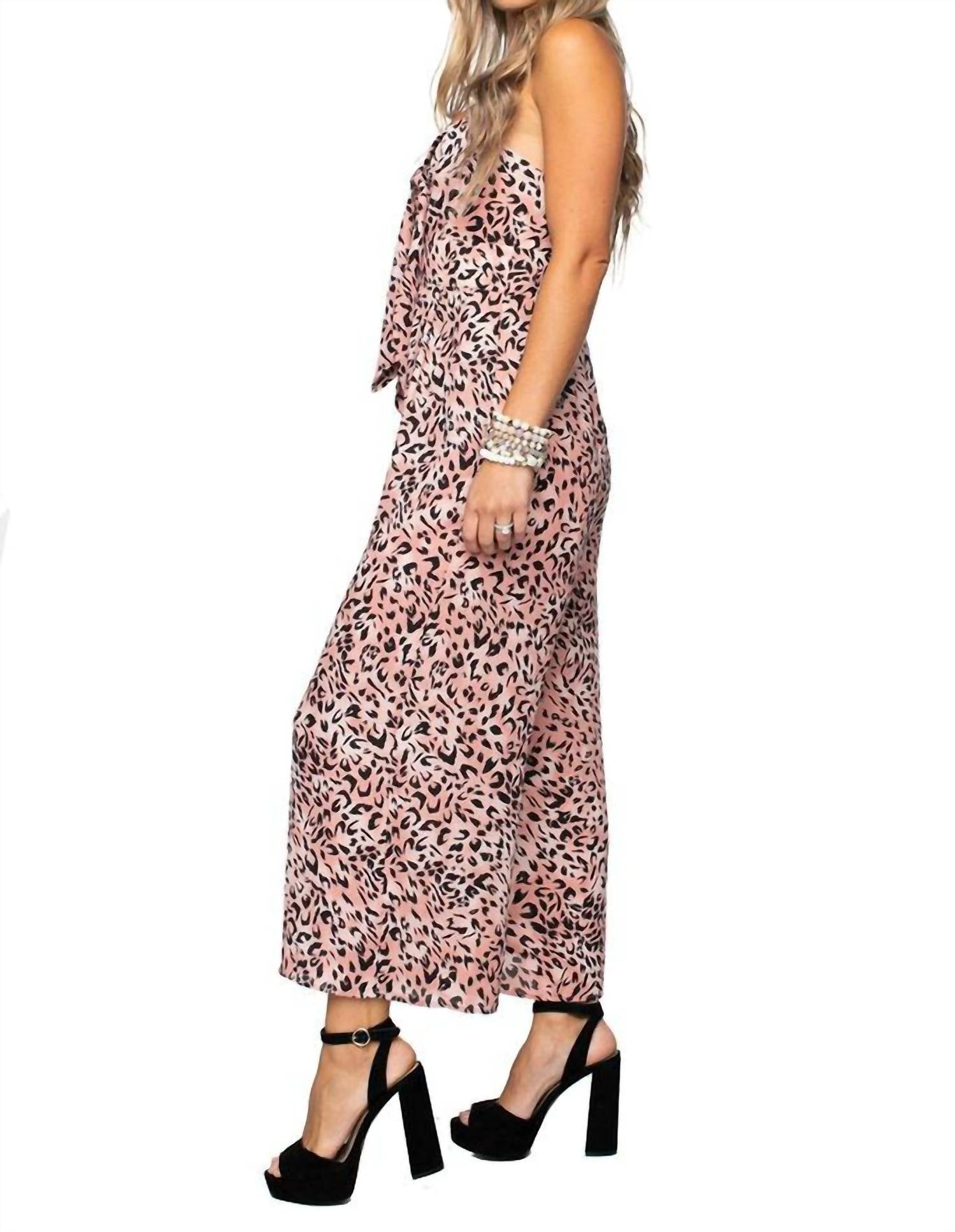 Animal Print Jumpsuit