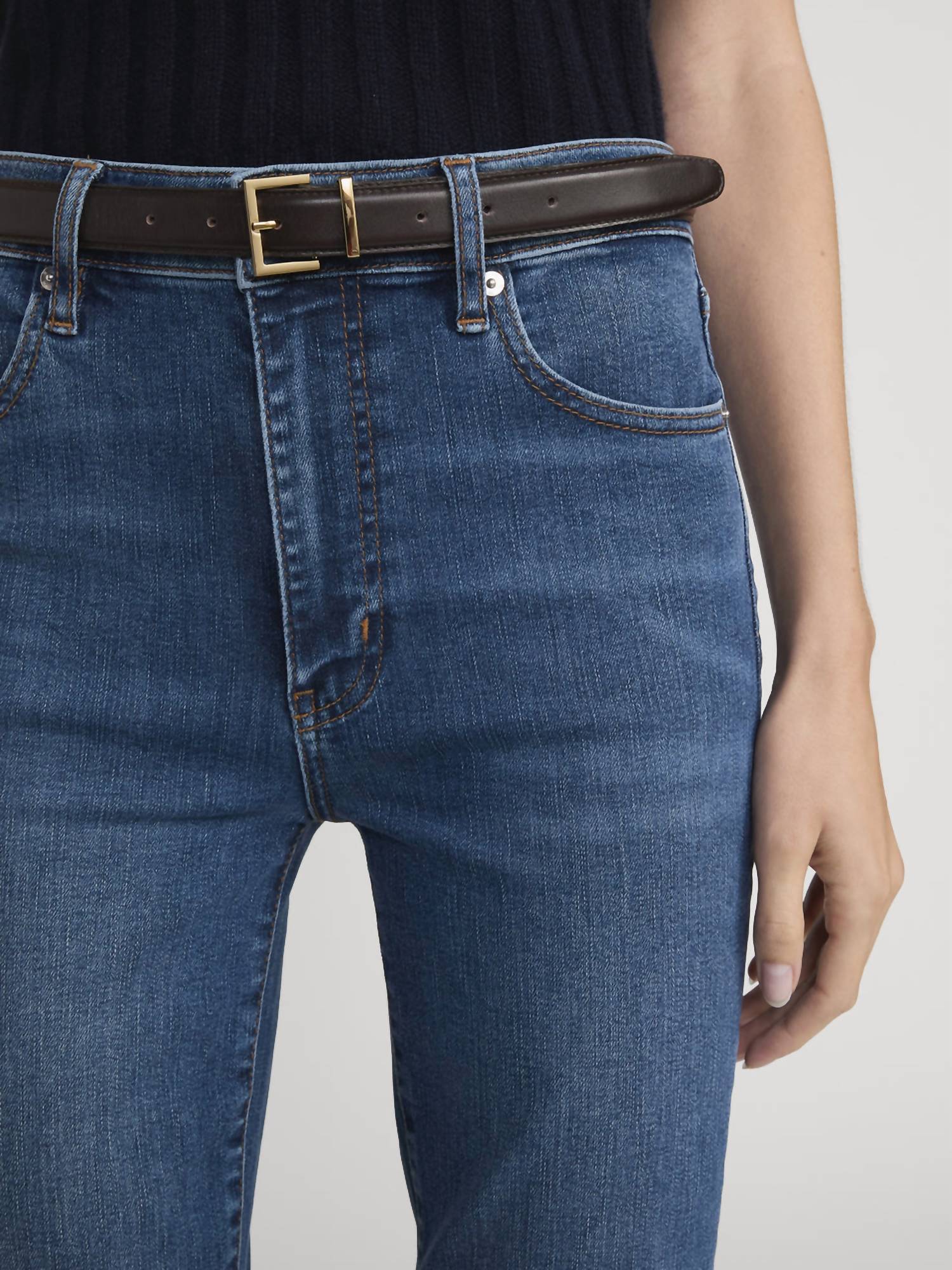 FRAME The Reboot Crop Jean in foxley - women's jeans - view 4