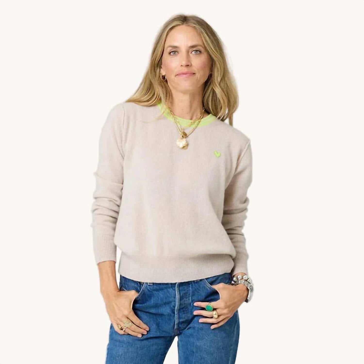 Kerri Rosenthal - Whisper Imperfect Heart Sweater