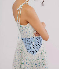 For Love & Lemons - Colby Patchwork Midi Dress