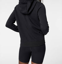 NIKE Women's Sportswear Club Fleece Logo Pullover Hoodie in black - women's top - alternate view