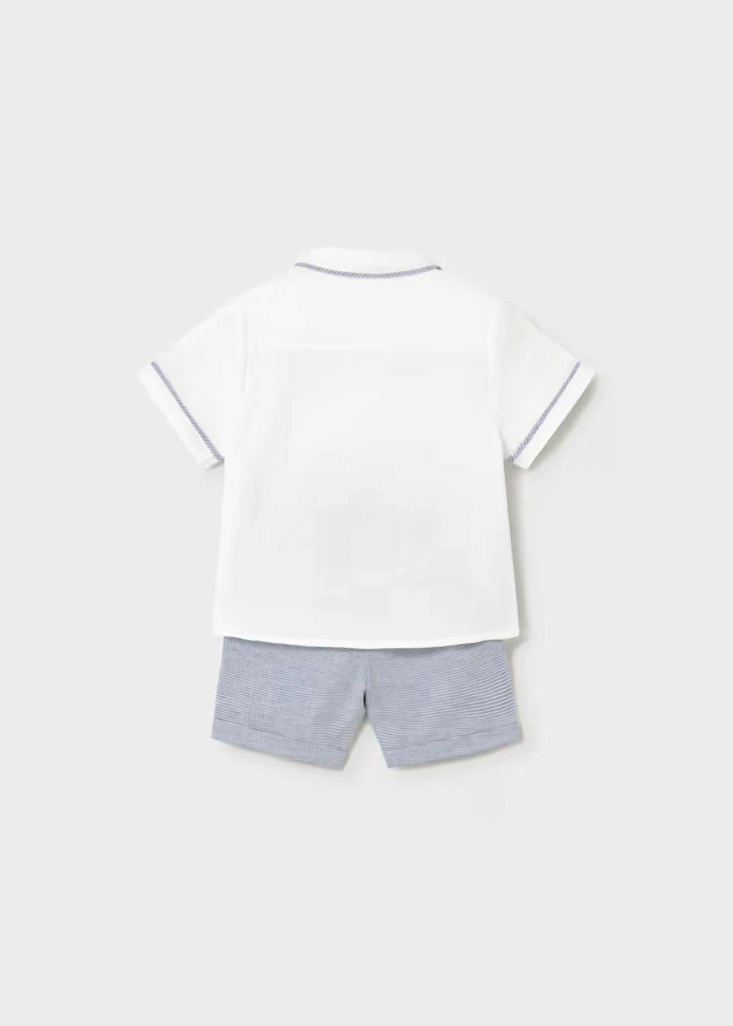 Mayoral - Checkered Capri Knit Set