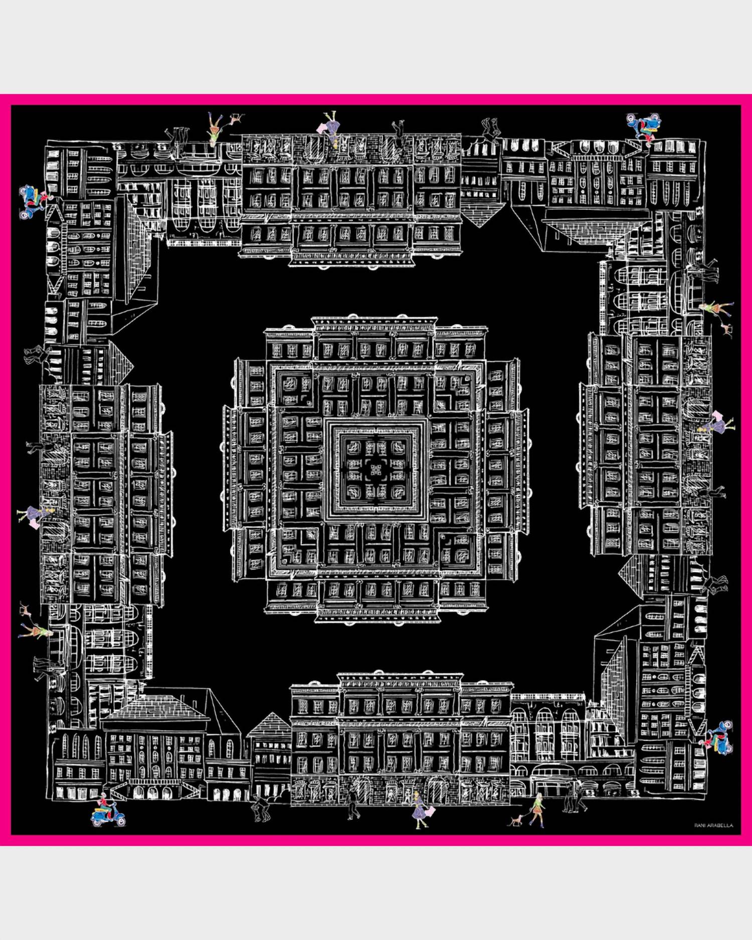 Rani Arabella - Asti Printed Cashmere Scarf