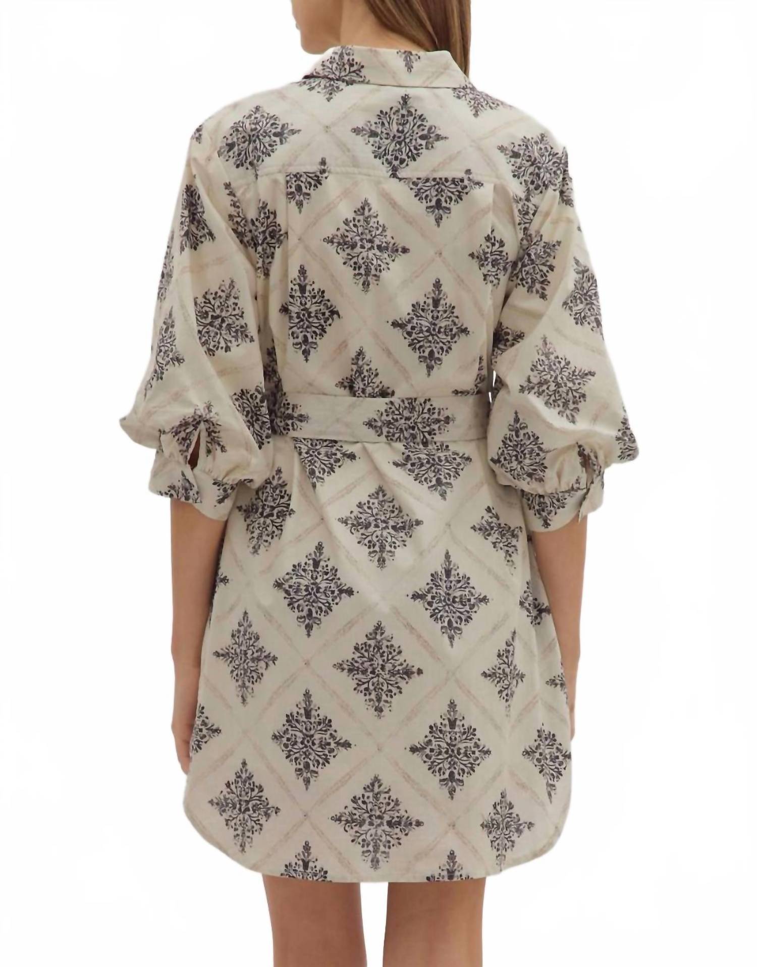 Entro - Diamond Abstract Dress