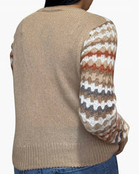 Autumn Cashmere - Fancy Stitch Crew Neck Sweater