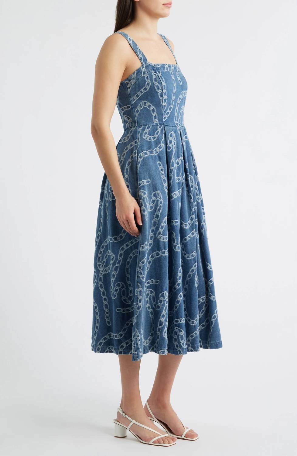 Zoe And Claire - Chain Jacquard Dress