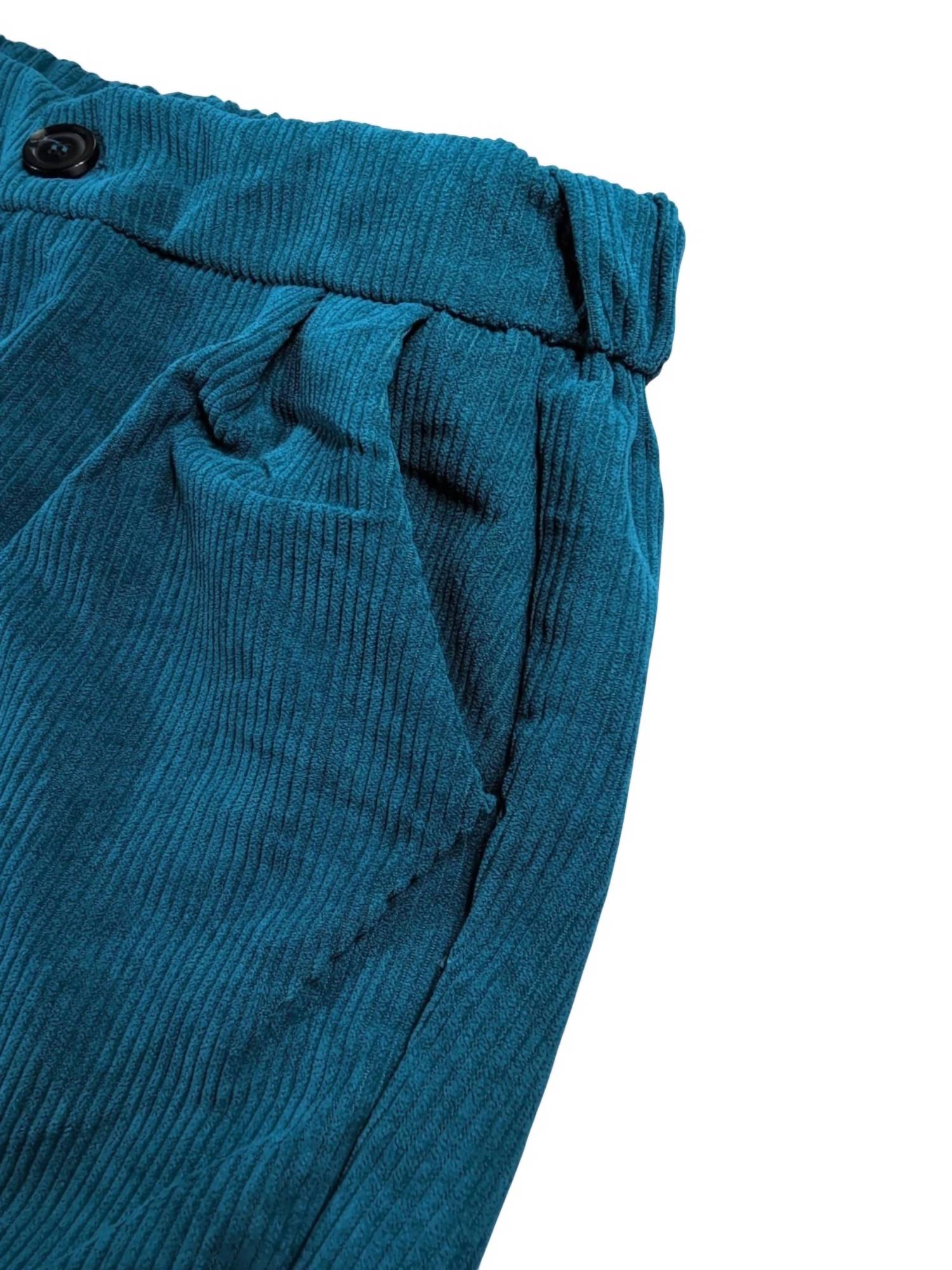 Zenana - Women's High Rise Corduroy Pants With Pockets