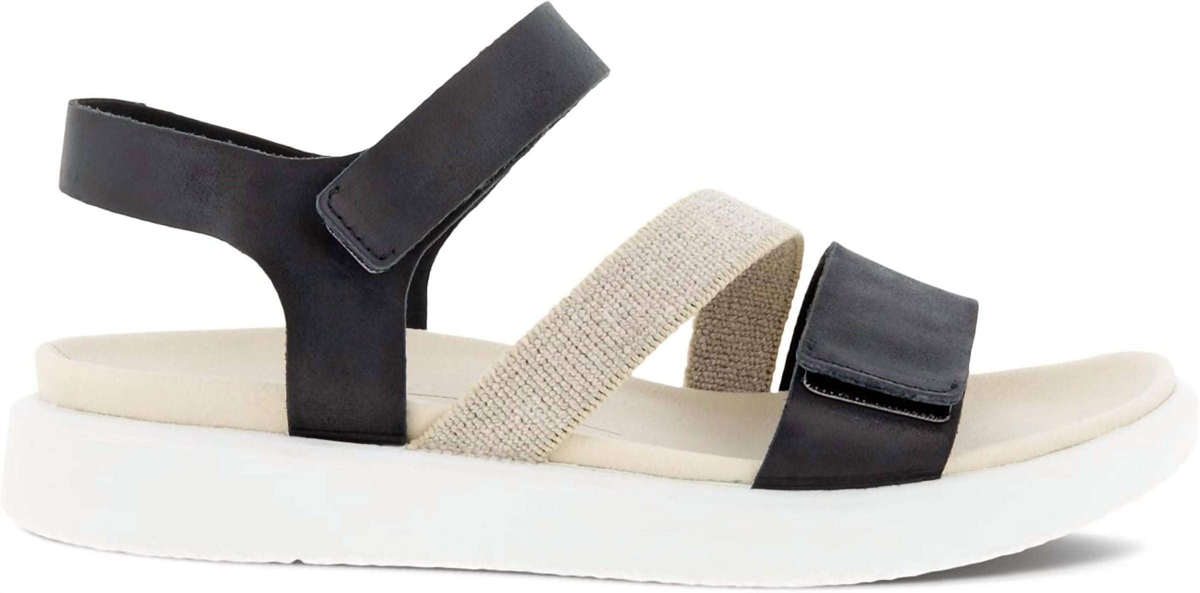 ECCO Women's Flowt 2 Band Sandal in black 1 - women's sandal