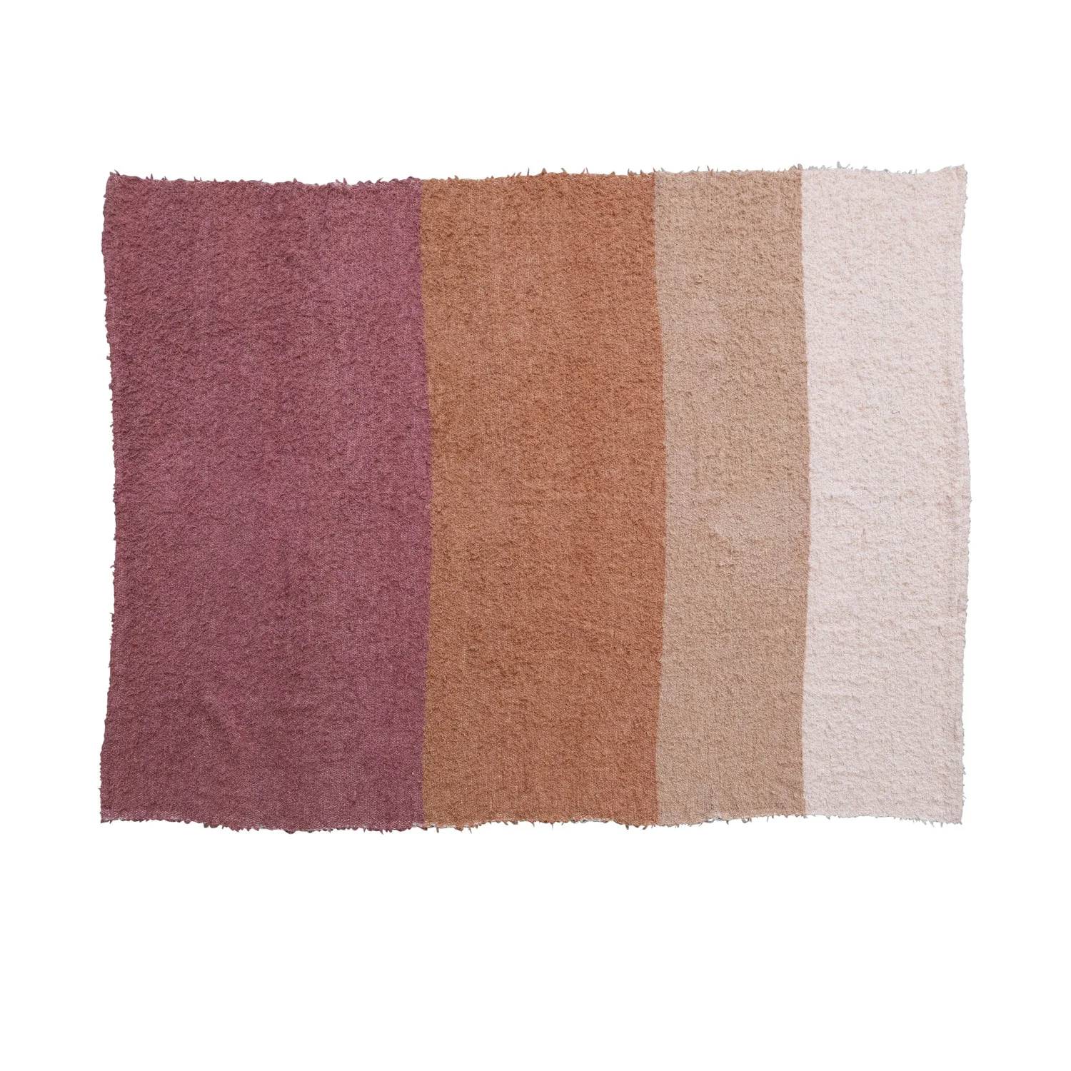 Creative Co-Op - Woven Cotton Throw with Stripes