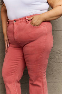 Risen - Bailey High Waist Side Slit Flare Jeans