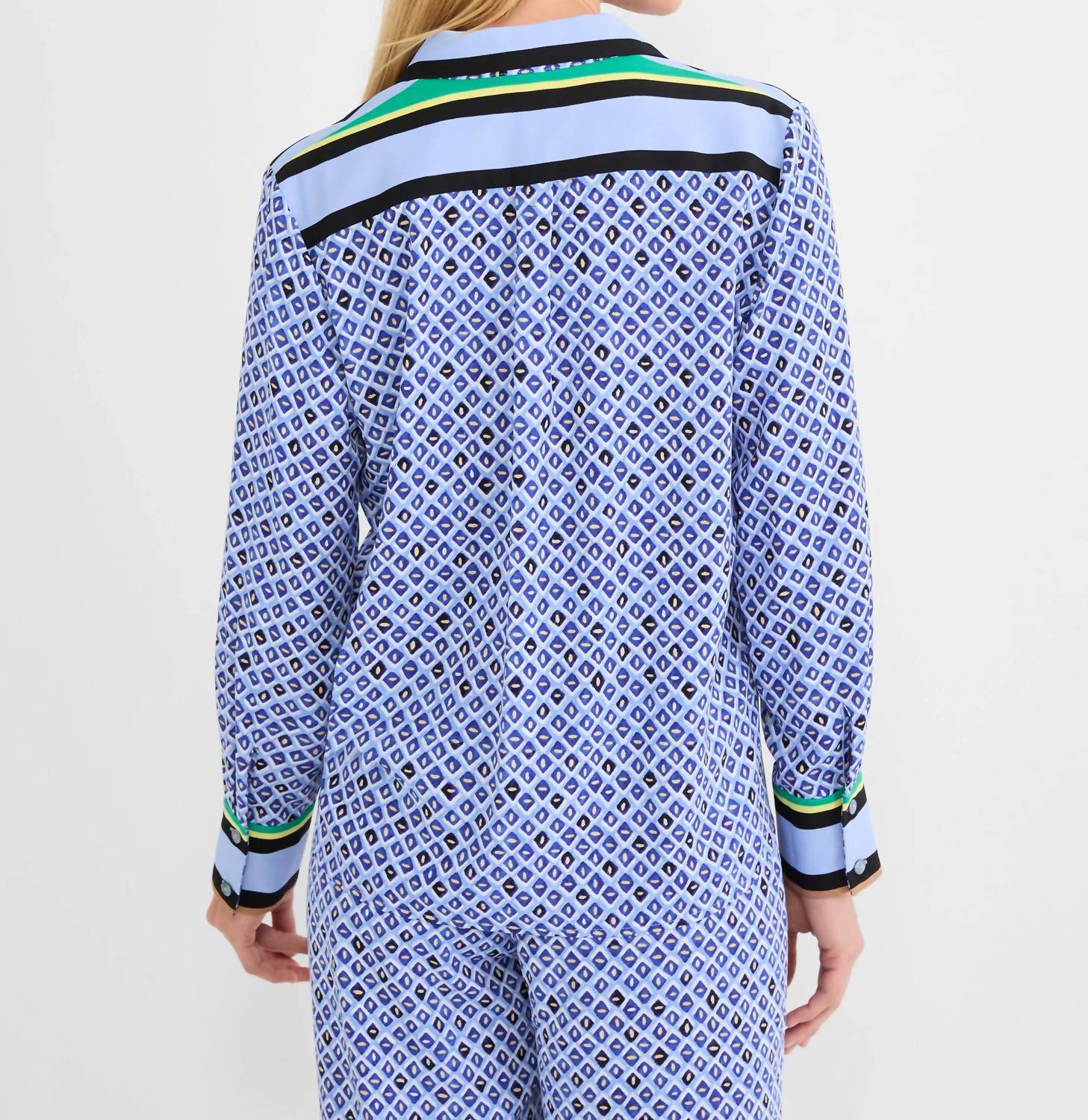 Nic + Zoe - Mosaic Trimmed Shirt