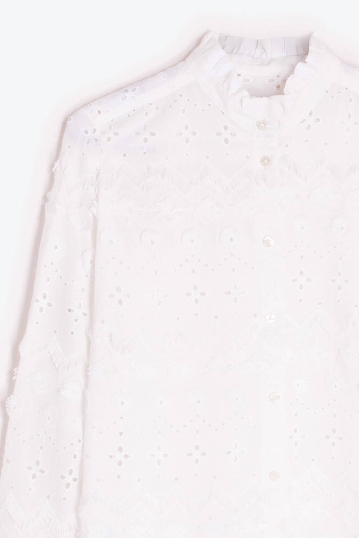 Vilagallo - Bordado Eyelet Embroidered Shirt