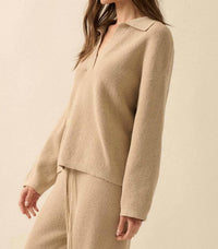 Promesa - Knit Long Sleeve V Neck Sweater