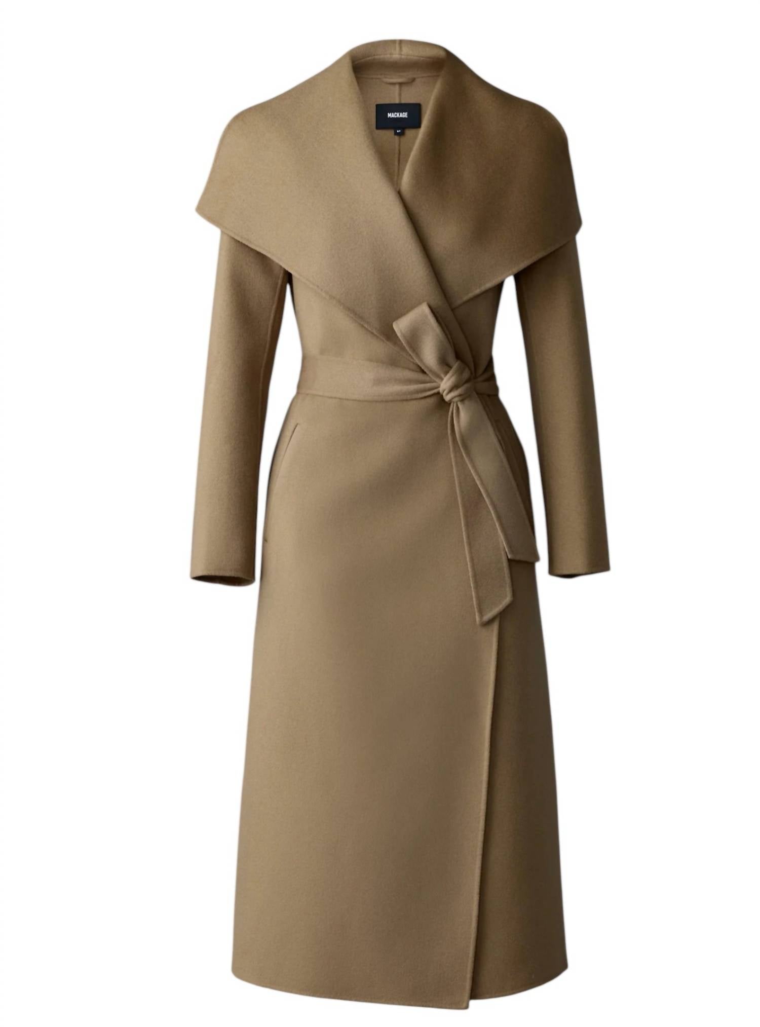Mackage - Women's Mai Belted Light Wool Coat