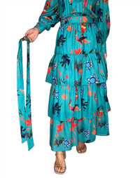 Beulahstyle - Mayan Ruffle Maxi Skirt