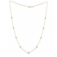 Diana M Jewels - Women's Diamonds By The Yard Necklace