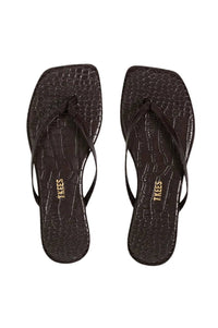 Tkees - Women's Square Toe Lily Croc Sandal