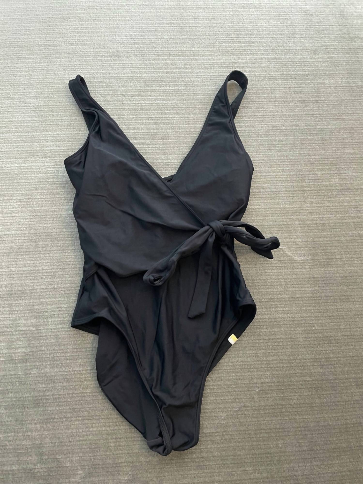 Summersalt Women's Perfect Wrap One Piece Swimsuit in black - women's swimwear - view 4