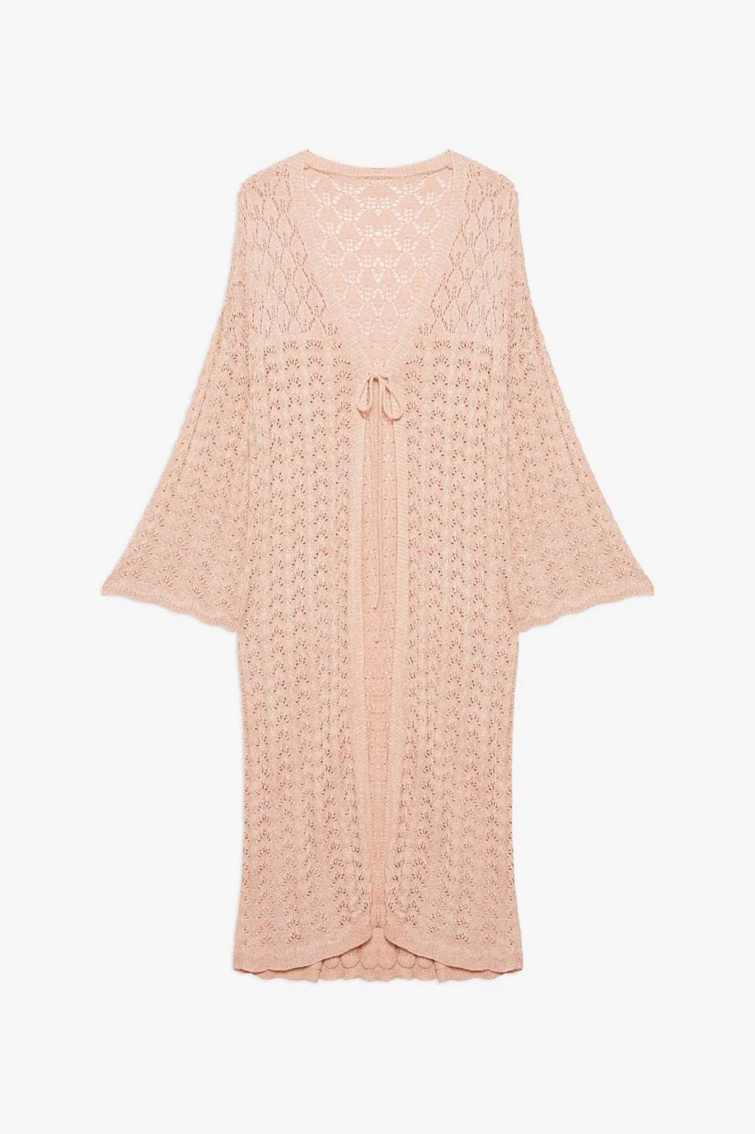 Nekane Nkn - Long Kimono With Openwork Details