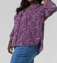 Nydj - Pintuck Button Down Blouse - Plus