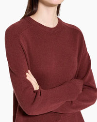 Theory - Cropped Cordovan Cashmere Sweater