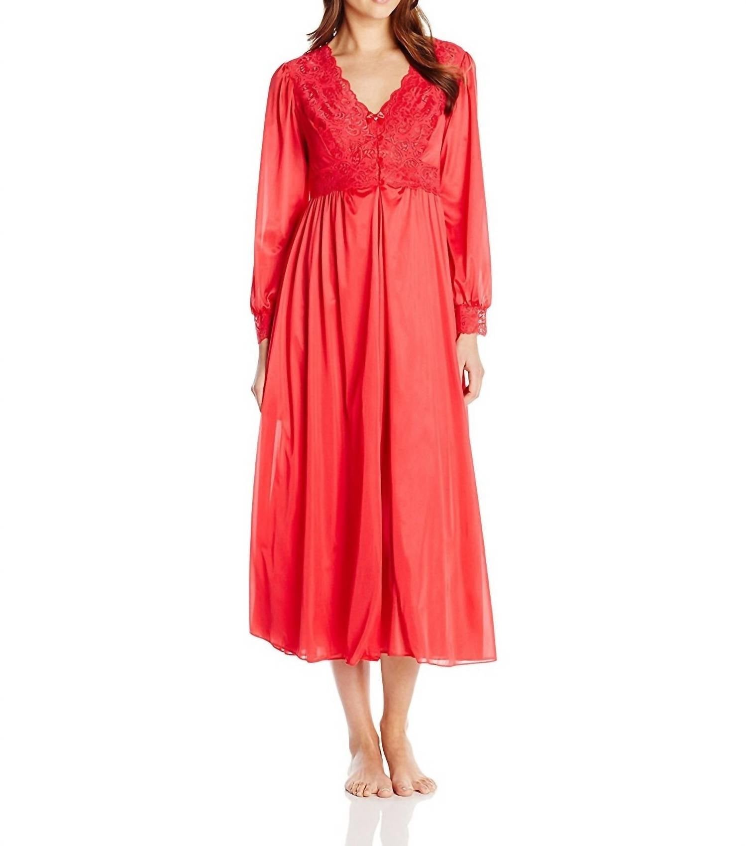 Shadowline Lingerie - Women's Silhouette 54" Long Sleeve Long Coat