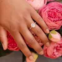 Starlette Women's Kelsie Ring in silver - women's jewelry - detail view