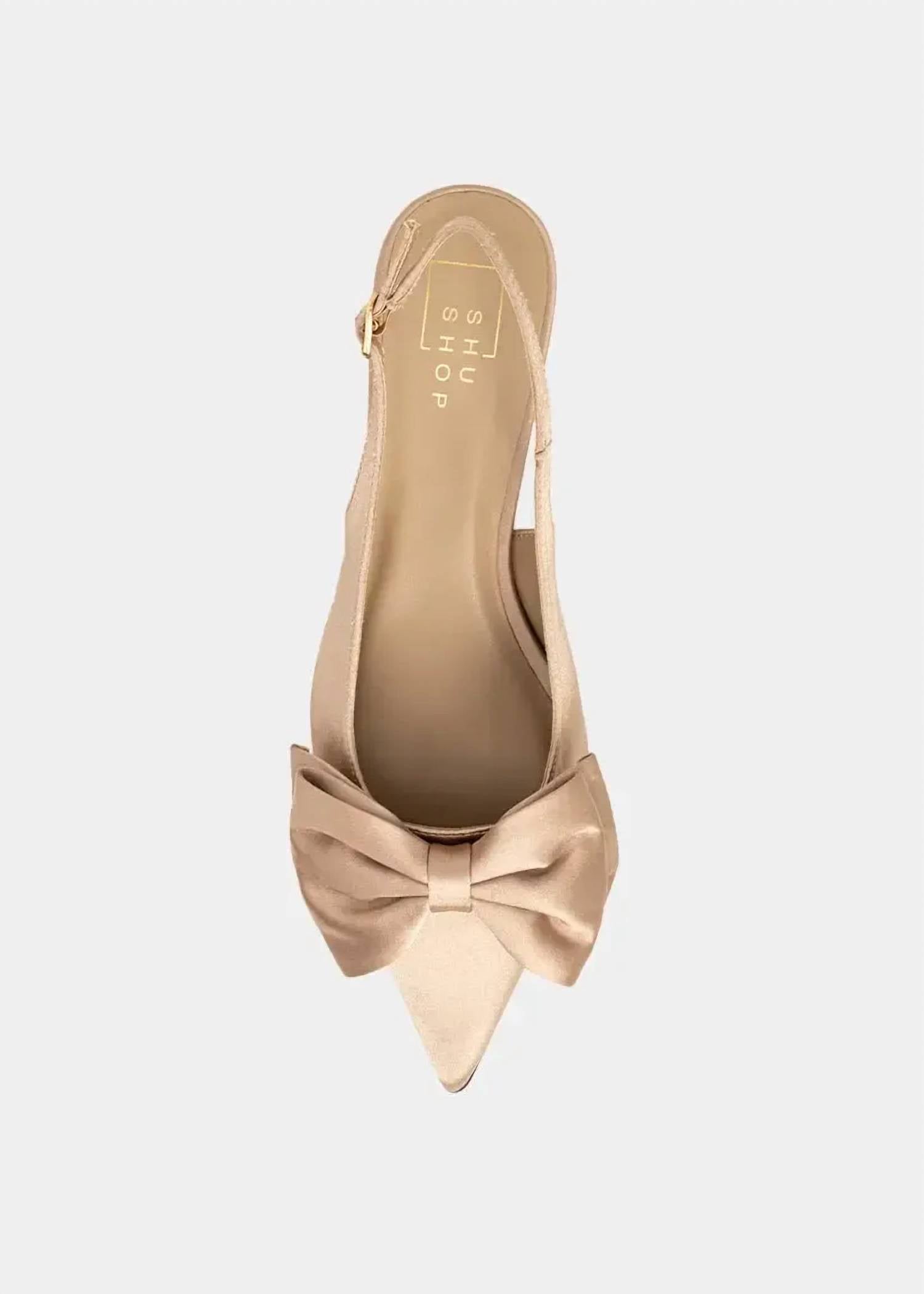 Shu Shop - Women's Nora Slingbacks Kitten Heel