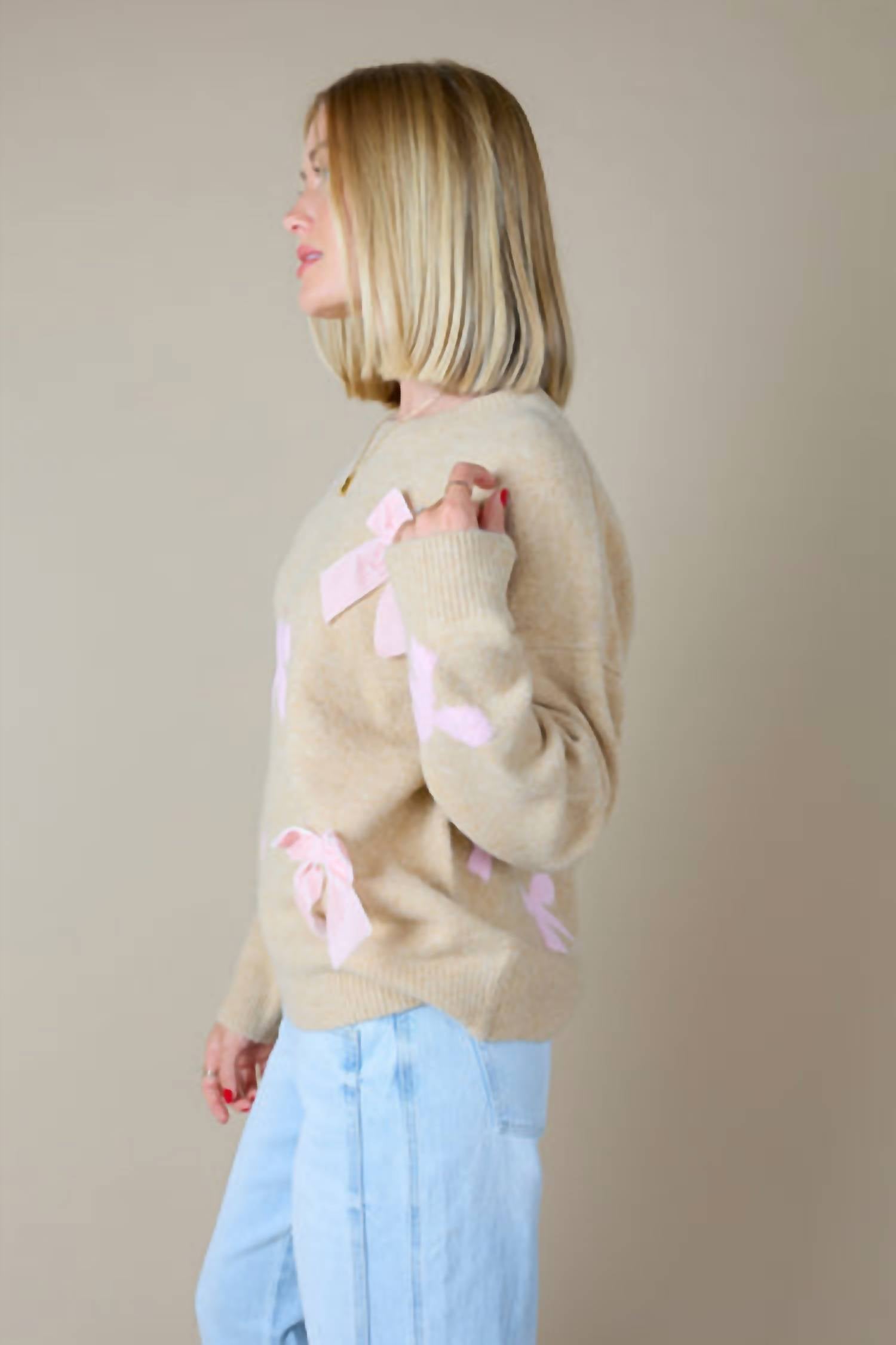 &Merci - Bows Bows And More Bows Sweater