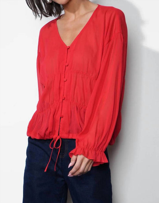 Greylin - Lainey Button Front Blouse