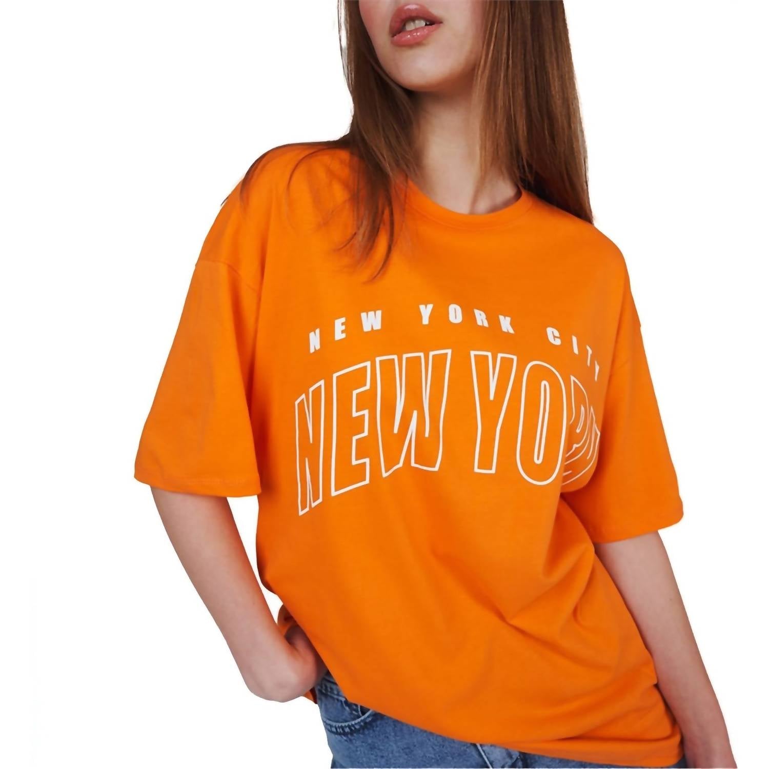 Ambar - New York City Logo Relaxed Fit T-shirt