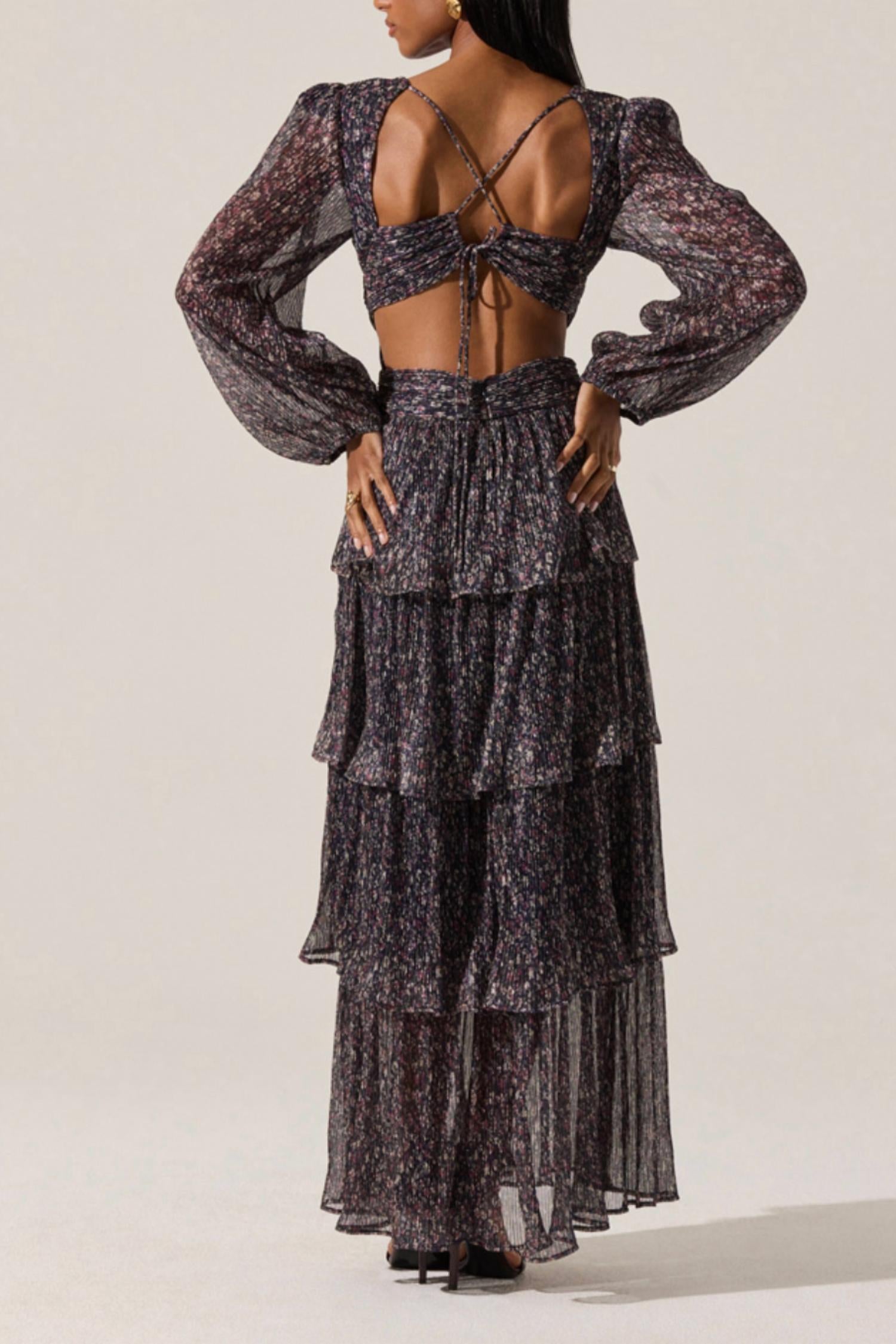 Astr - Anora Floral Maxi Dress