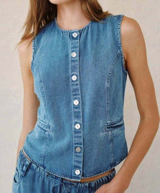 Bella Dahl - High Neck Fitted Vest