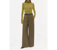 SIMKHAI Clayton Wide Leg Pant in alligator - women's pants