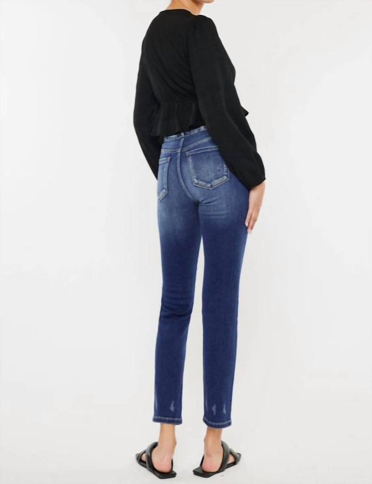 Kancan - High Rise Skinny Straight Jeans