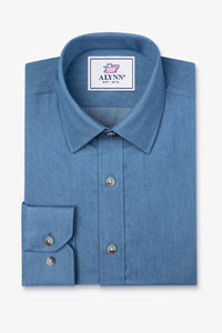 Alynn - Men's Liam Untuckable Slim Fit Dress Shirt