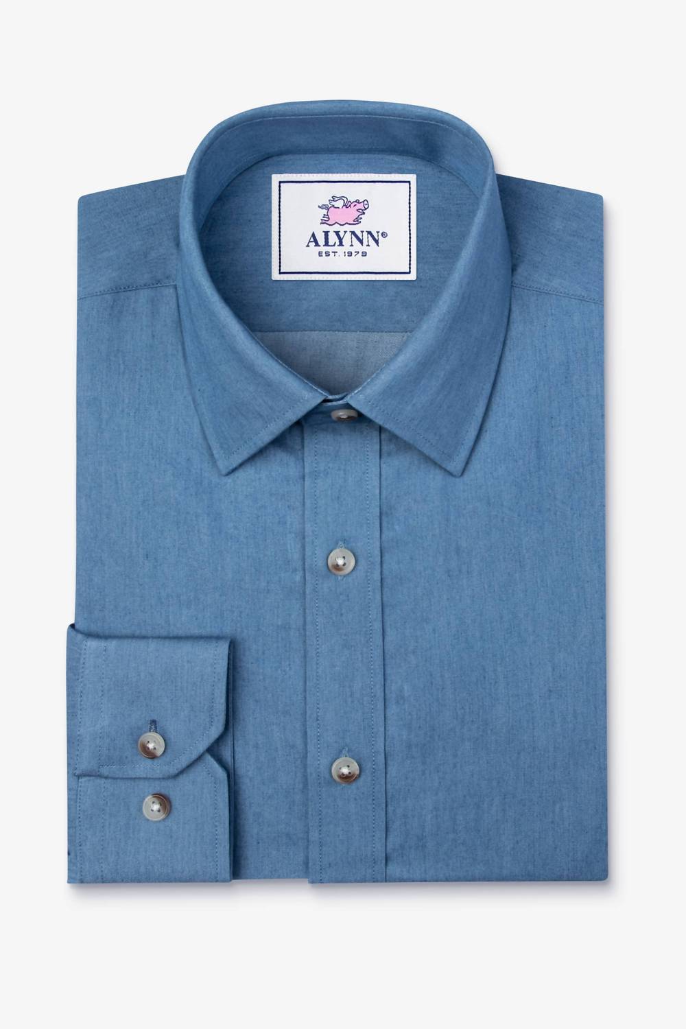 Alynn - Men's Liam Untuckable Slim Fit Dress Shirt