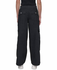 Dkny - Cotton High-rise Wide-leg Cargo Pant