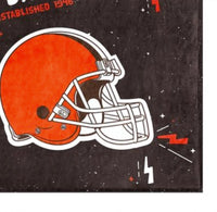NFL Apparel Women's Cleveland Browns 60" By 70" Plush Throw Blanket in brown orange - item - alternate view