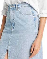 Derek Lam 10 Crosby - Cotton Juliet High Rise Denim Skirt
