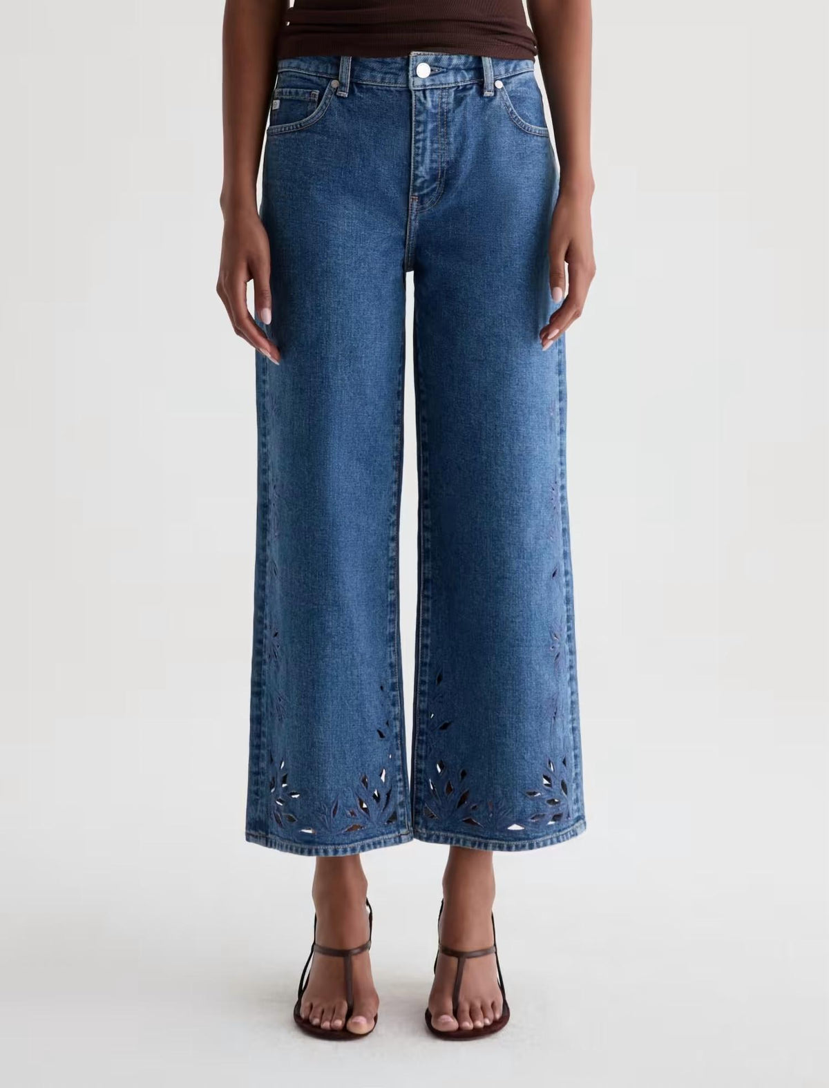 Ag Jeans - Saige Wide Leg Crop Jean