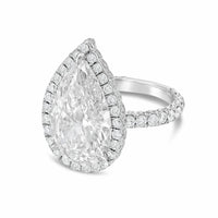 Diana M Jewels - Women's Pear Lab-Grown Diamond Fashion Ring (5.50 Ct) - Signature